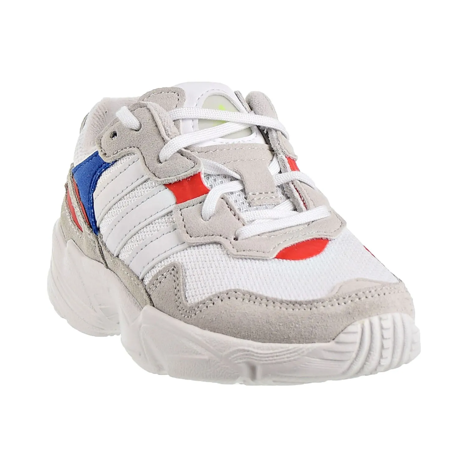 Adidas Yung-96 C Little Kids Shoes Beige/Crystal White/Active Red