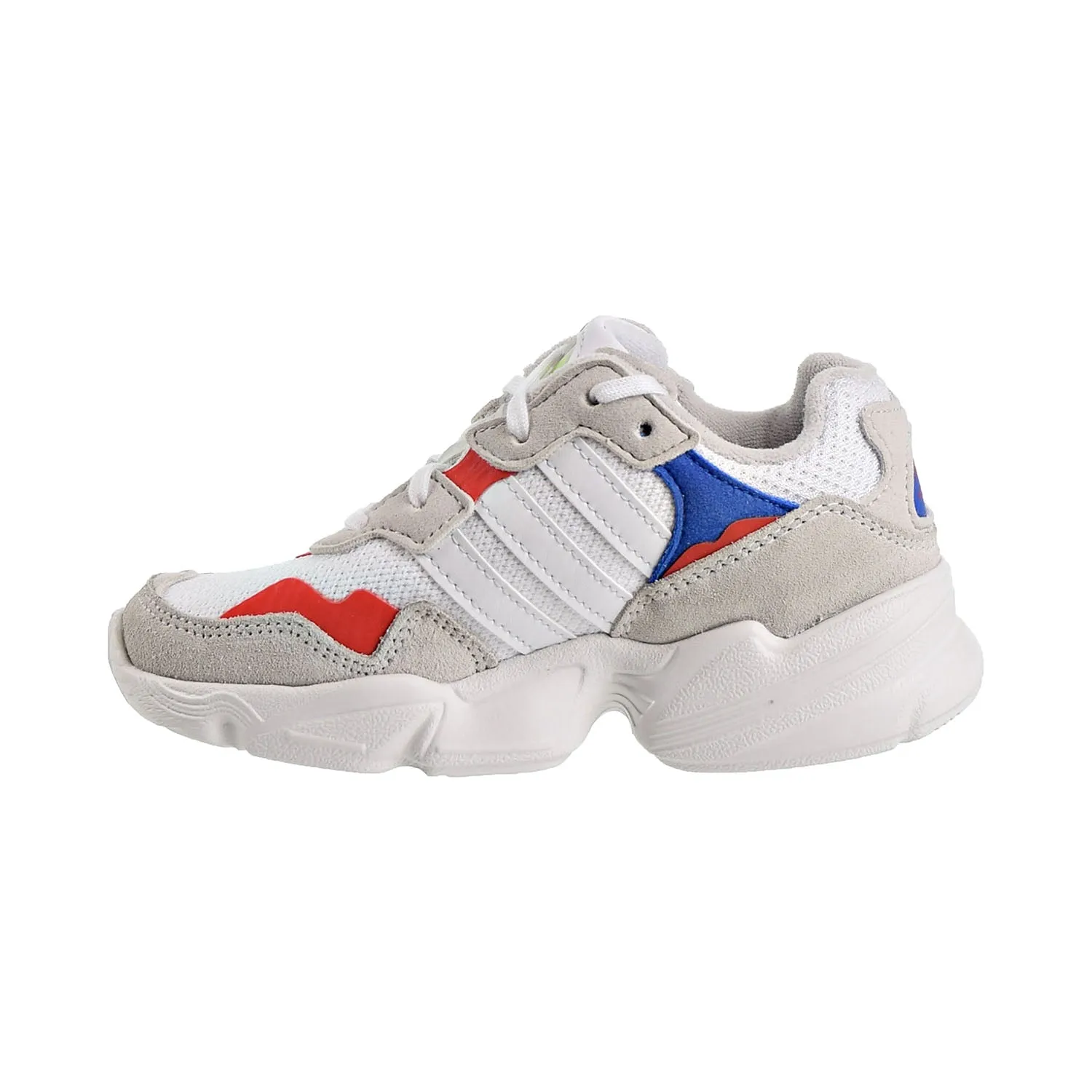 Adidas Yung-96 C Little Kids Shoes Beige/Crystal White/Active Red