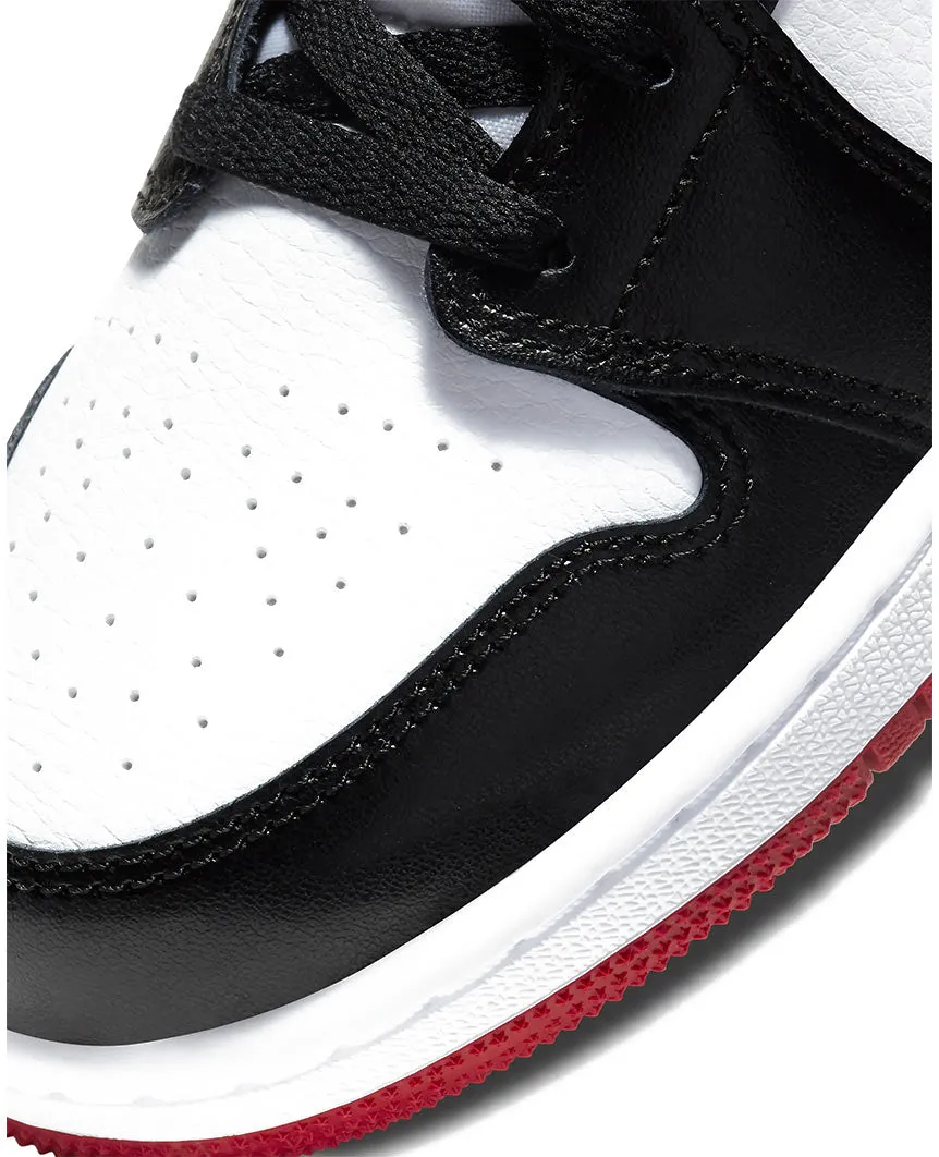 Air Jordan 1 Mid GS Black Gym Red Baby/Toddlers