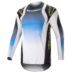 ALPINESTARS 2023 TECHSTAR PUSH JERSEY - NIGHTLIFE UCLA BLUE WHITE