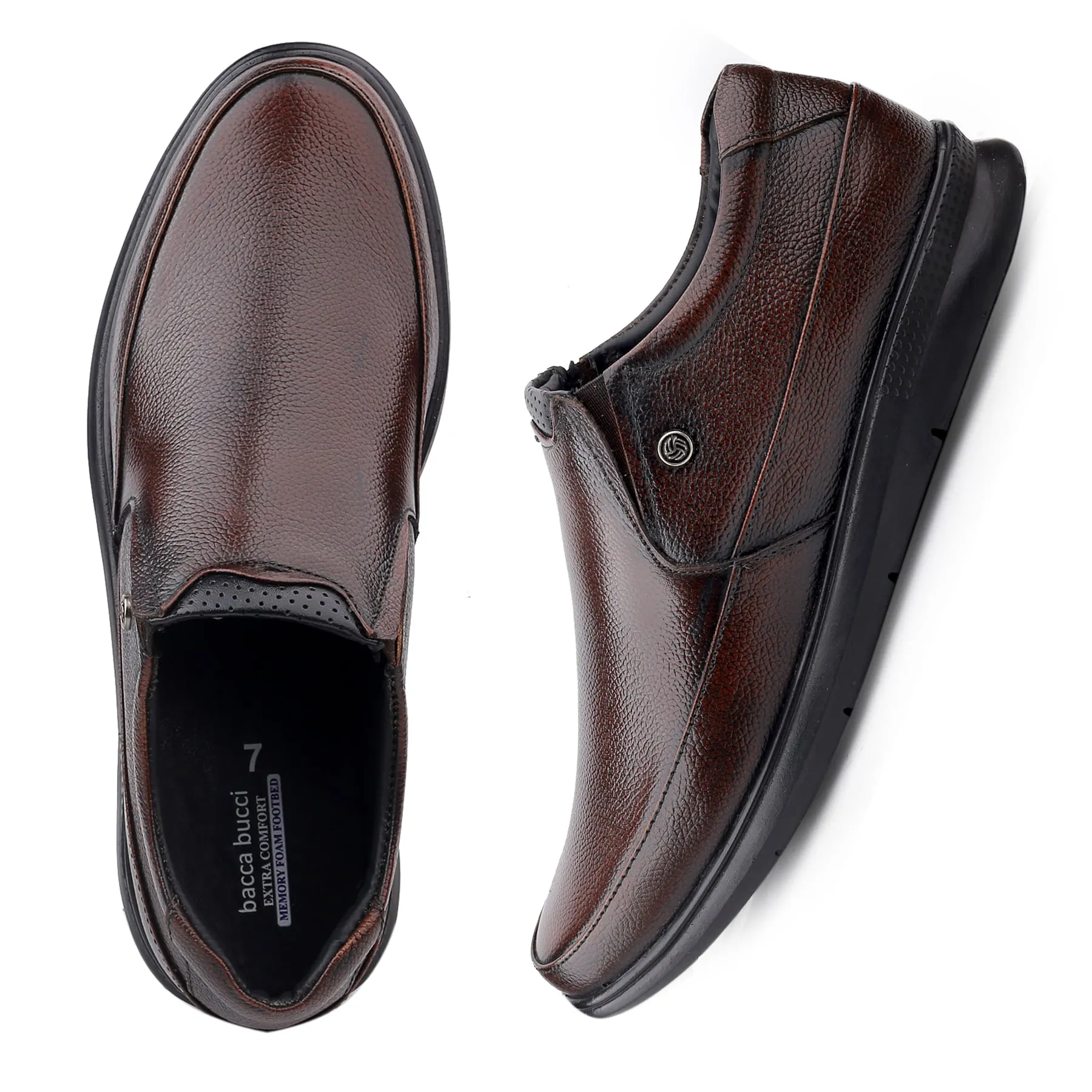 Bacca Bucci Leather Office Slip-ons Formal Shoes | UK- 06 to 14