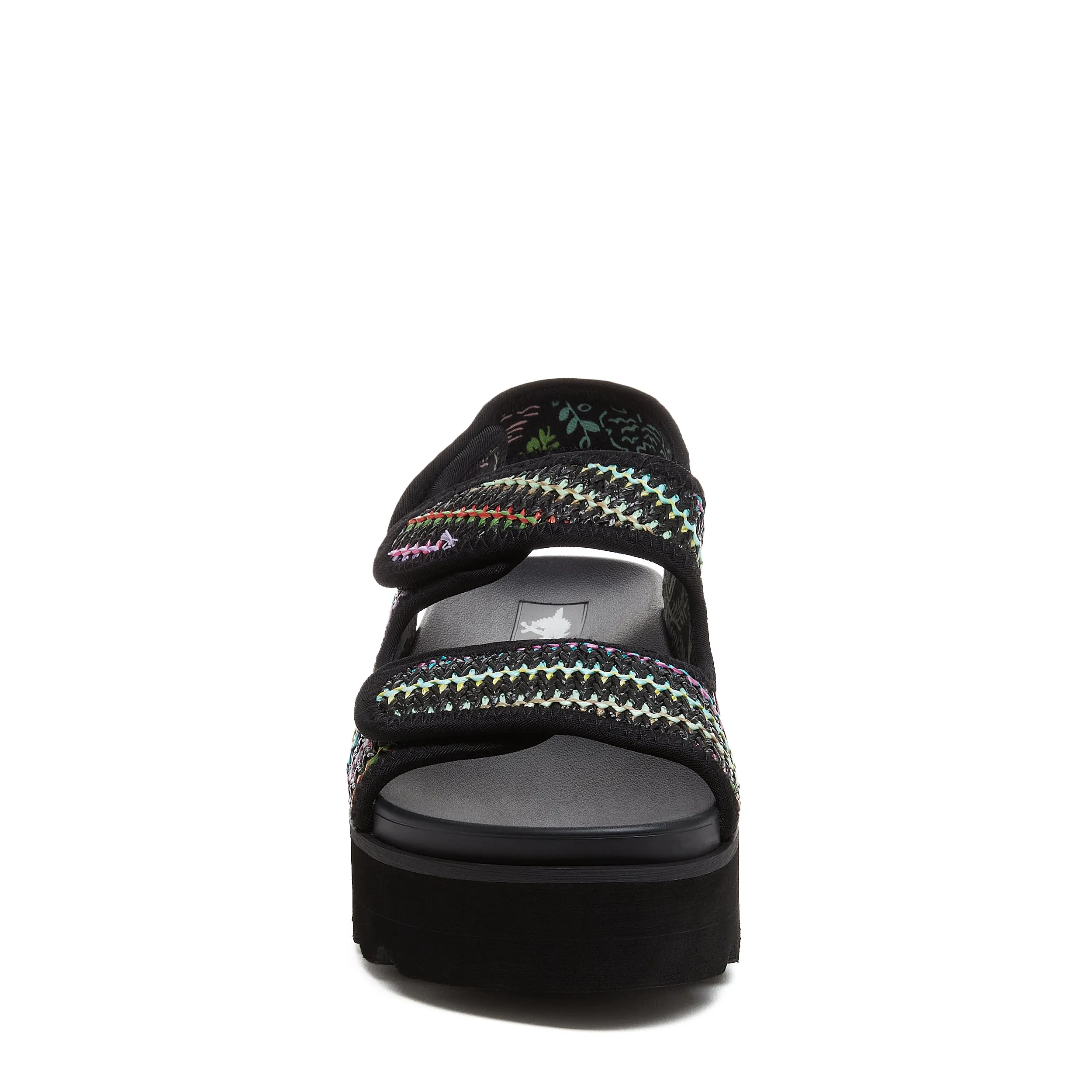 Balmy Black Multi Sandals