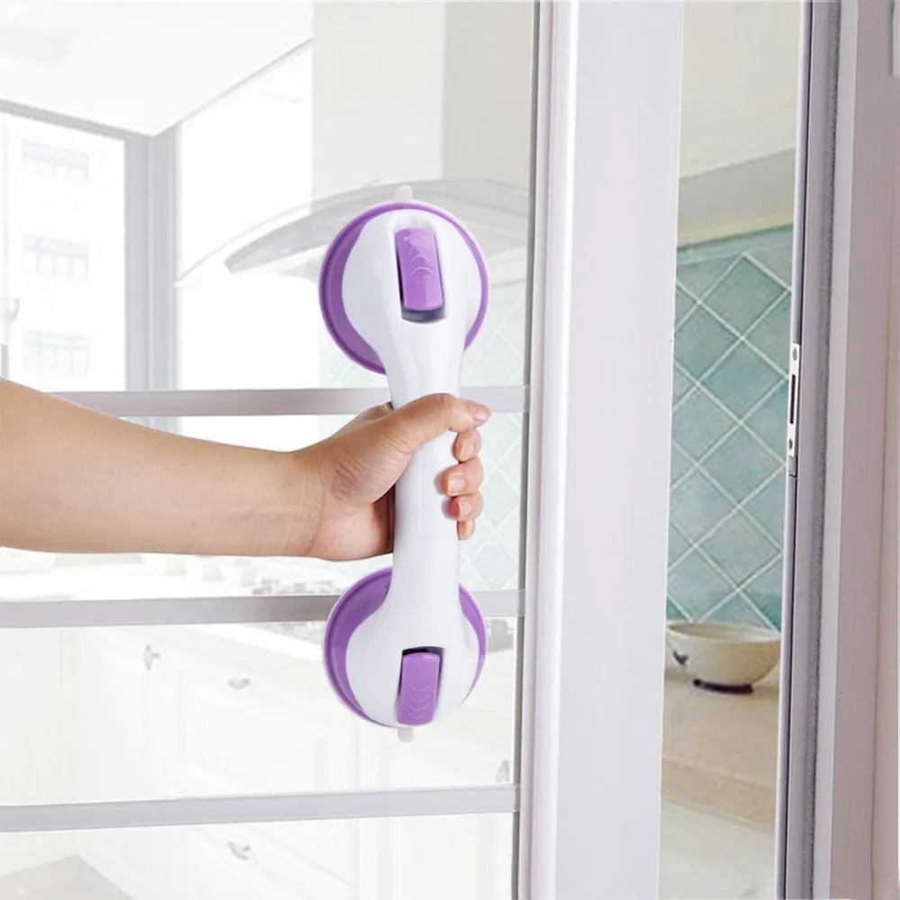 Bathtub Handrail Suction Grab Bar Handle Bathroom Anti-Slip Simple and Durable