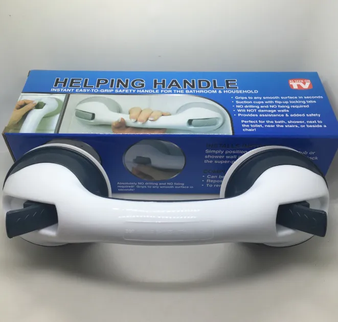 Bathtub Handrail Suction Grab Bar Handle Bathroom Anti-Slip Simple and Durable