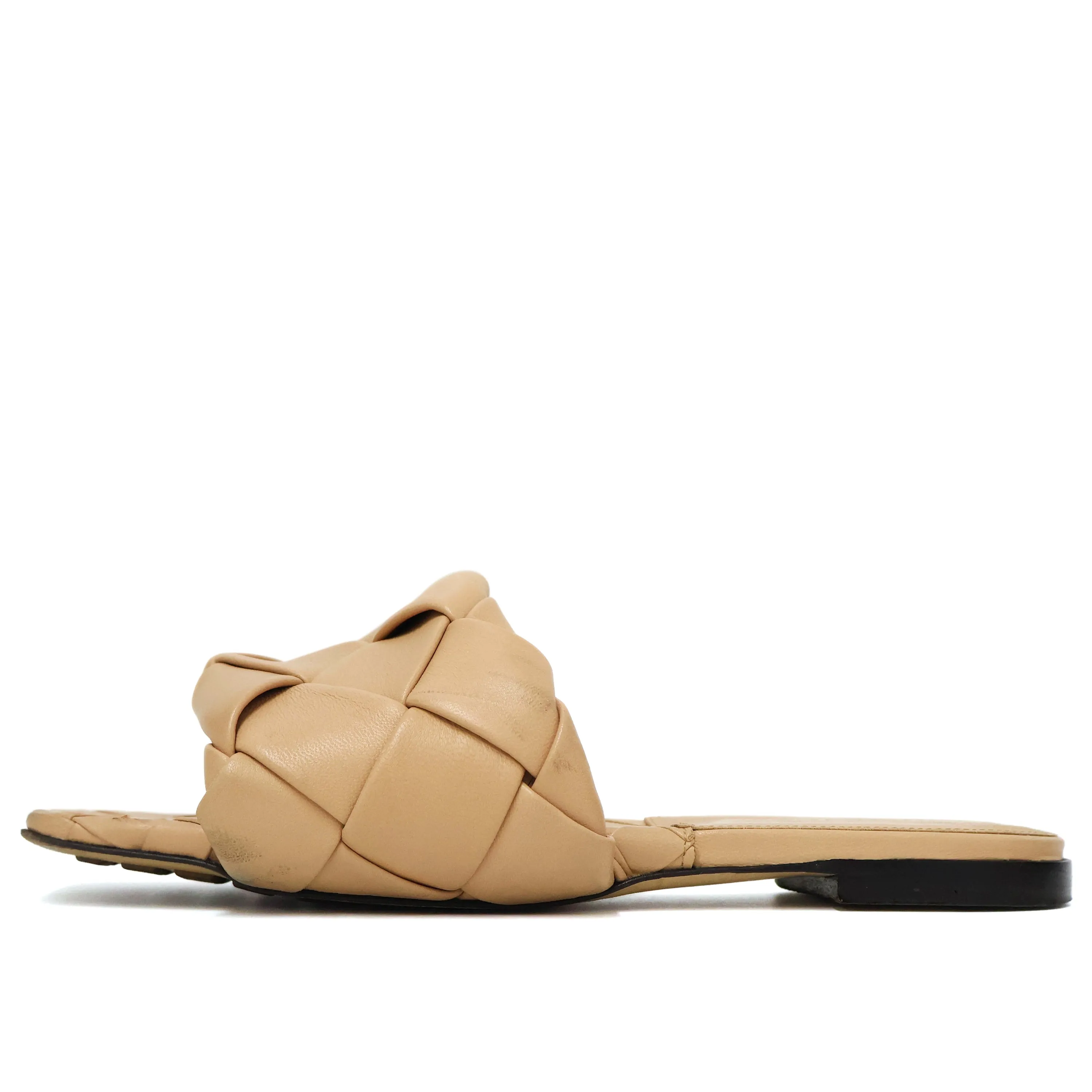 Bottega Veneta Lido Sandal Slide Beige 37.5