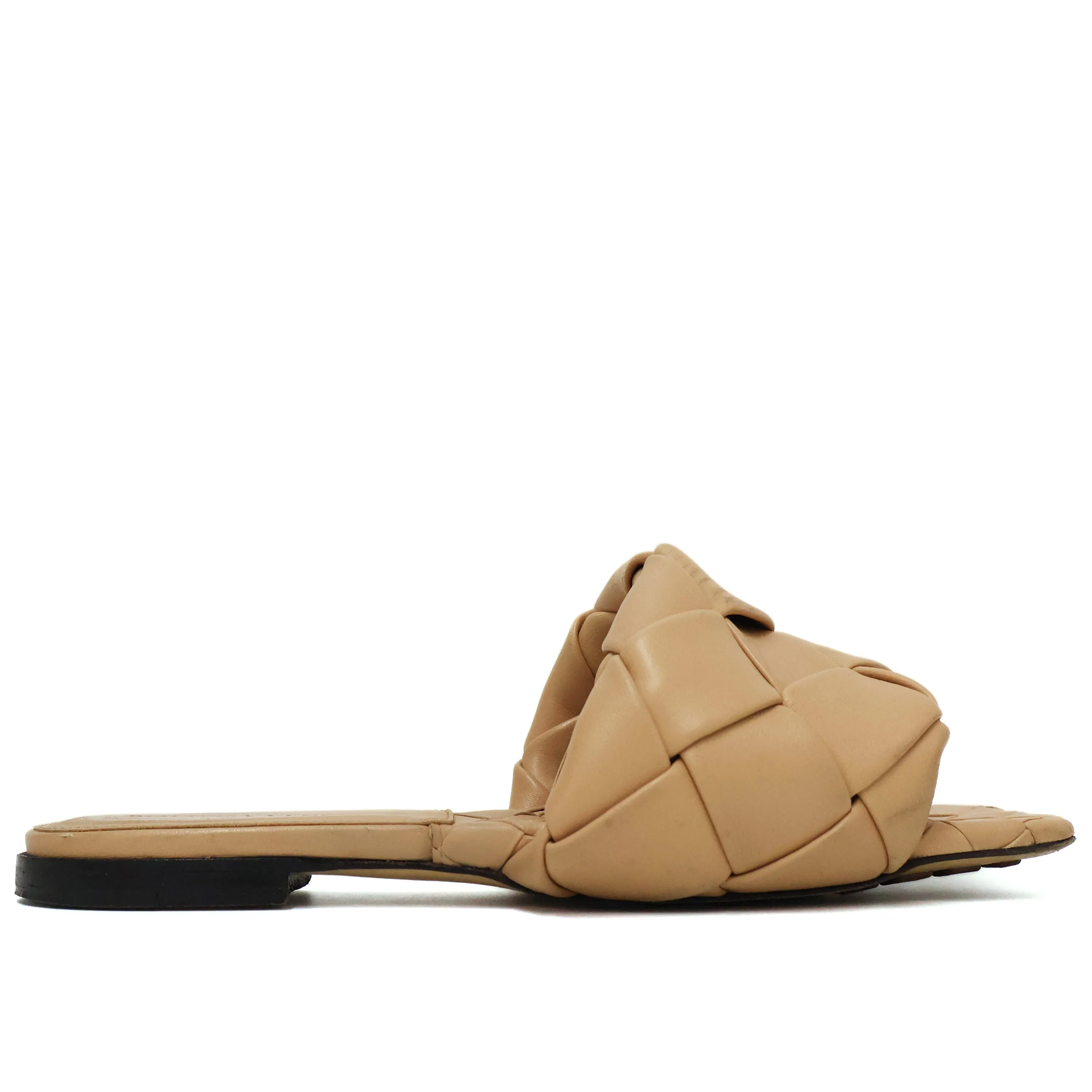 Bottega Veneta Lido Sandal Slide Beige 37.5