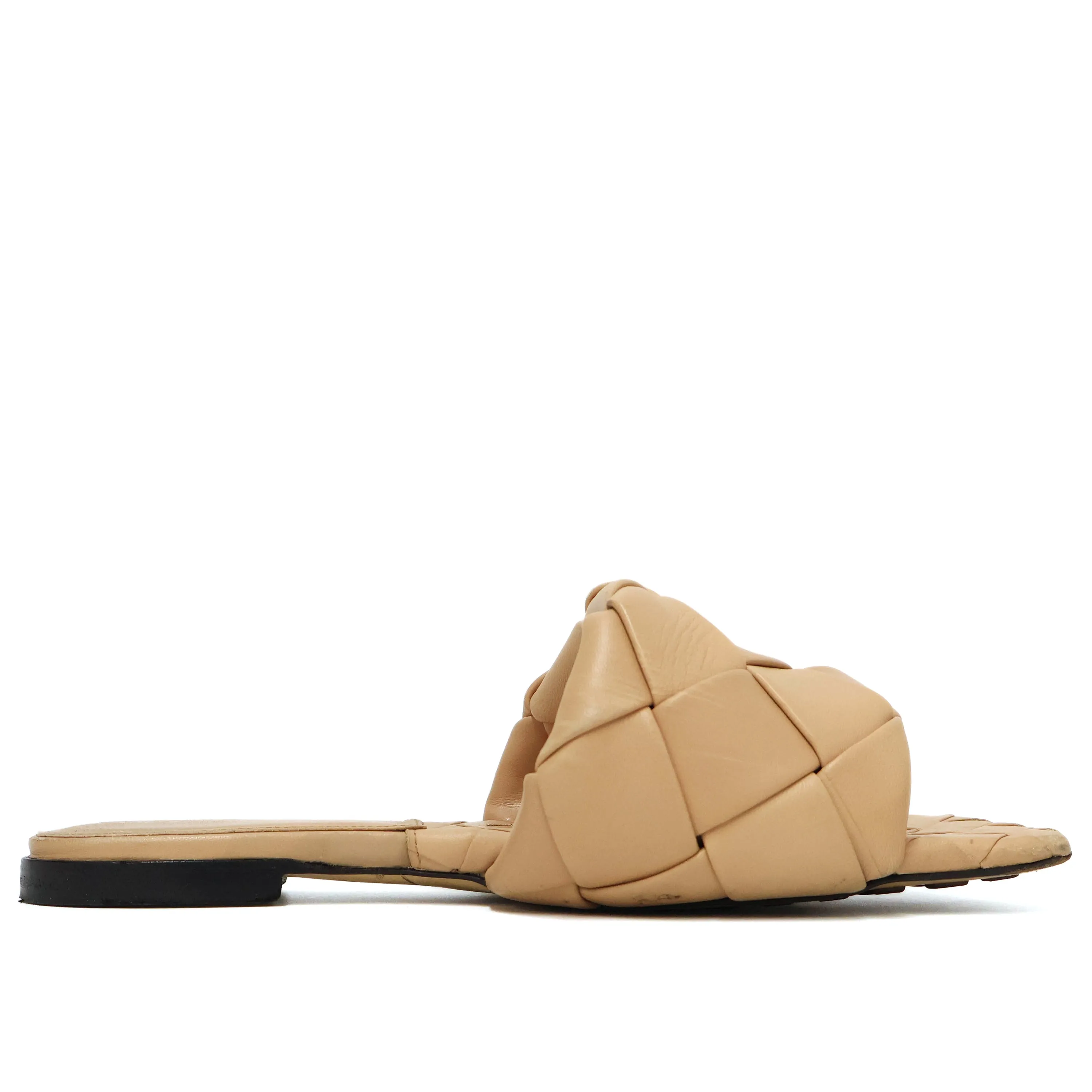 Bottega Veneta Lido Sandal Slide Beige 37.5