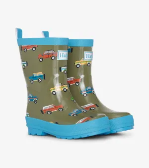 Boys Off Roading Shiny Rain Boots