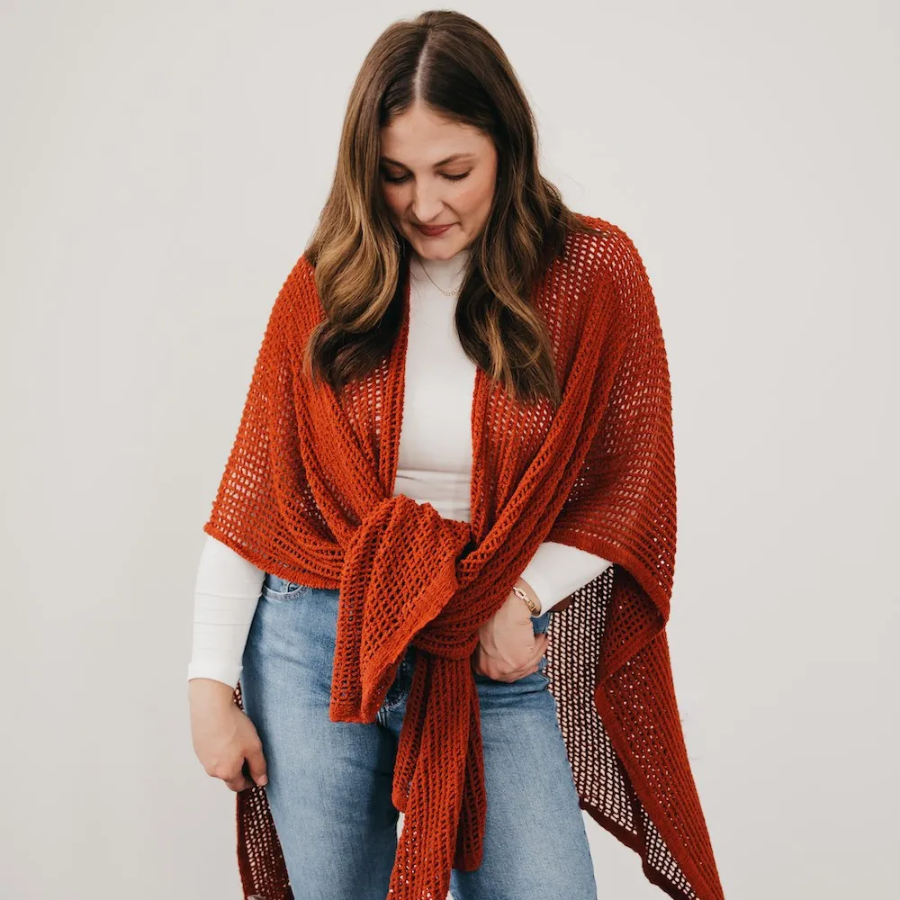 Cece Crochet Poncho