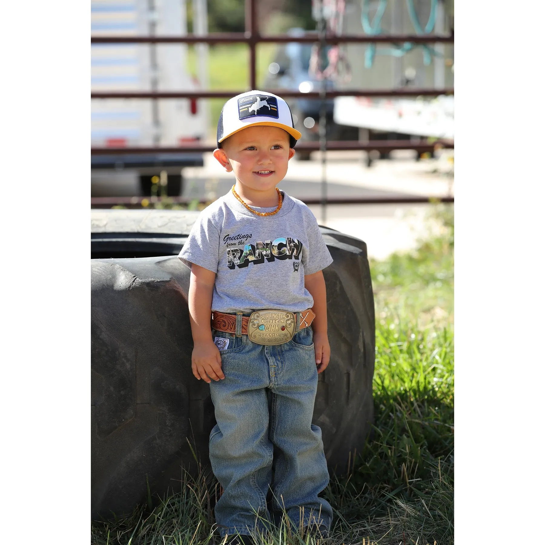 Cinch Boy's Greetings From The Ranch Tee