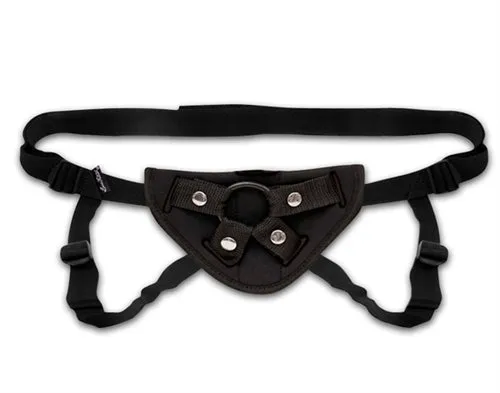 Comfy Neoprene Strap-On Harness with Vibe Pocket for Fun Adventures