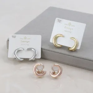 Crescent Moon Clip Ons