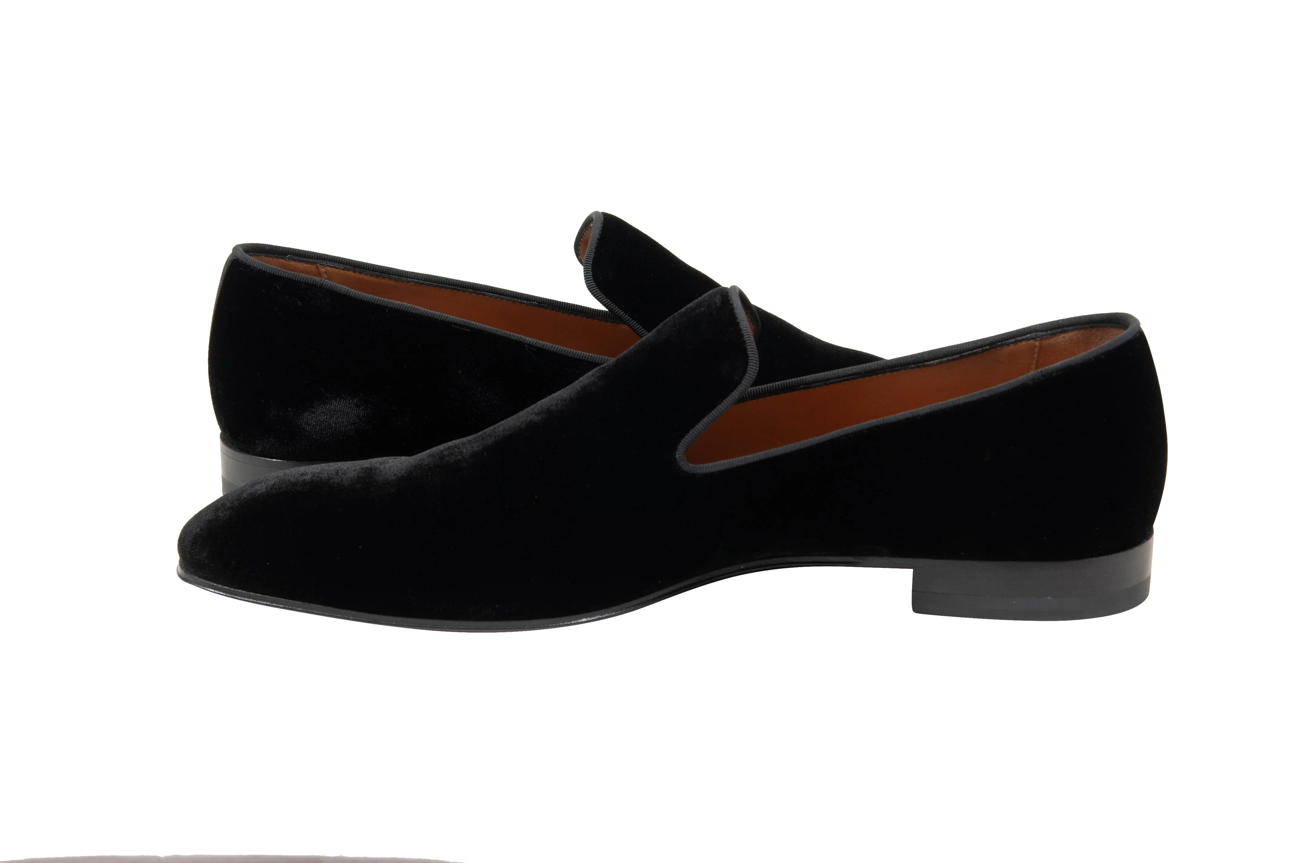 Dandelion Flat Velvet Loafers (Black)