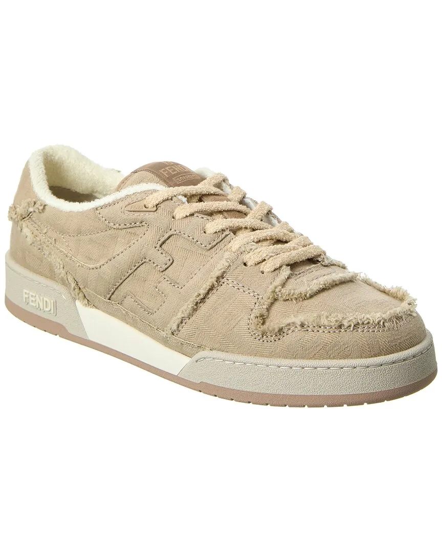 FENDI Match Jacquard Canvas Sneaker