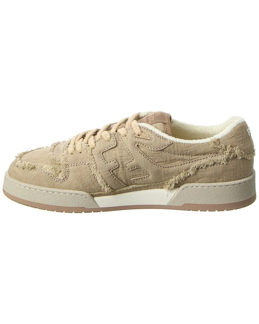 FENDI Match Jacquard Canvas Sneaker