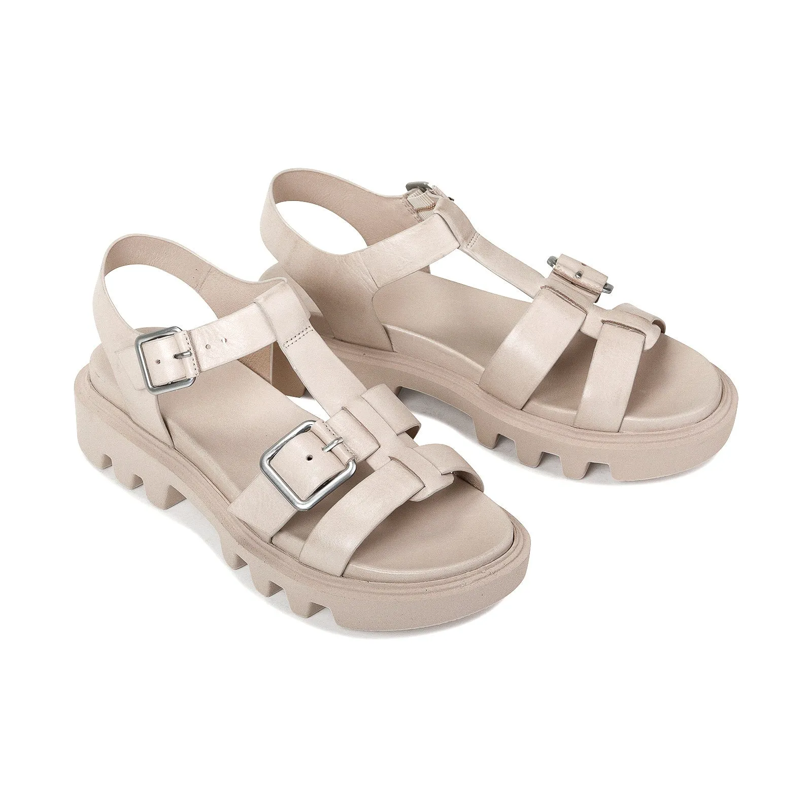 FLIC LEATHER SANDALS