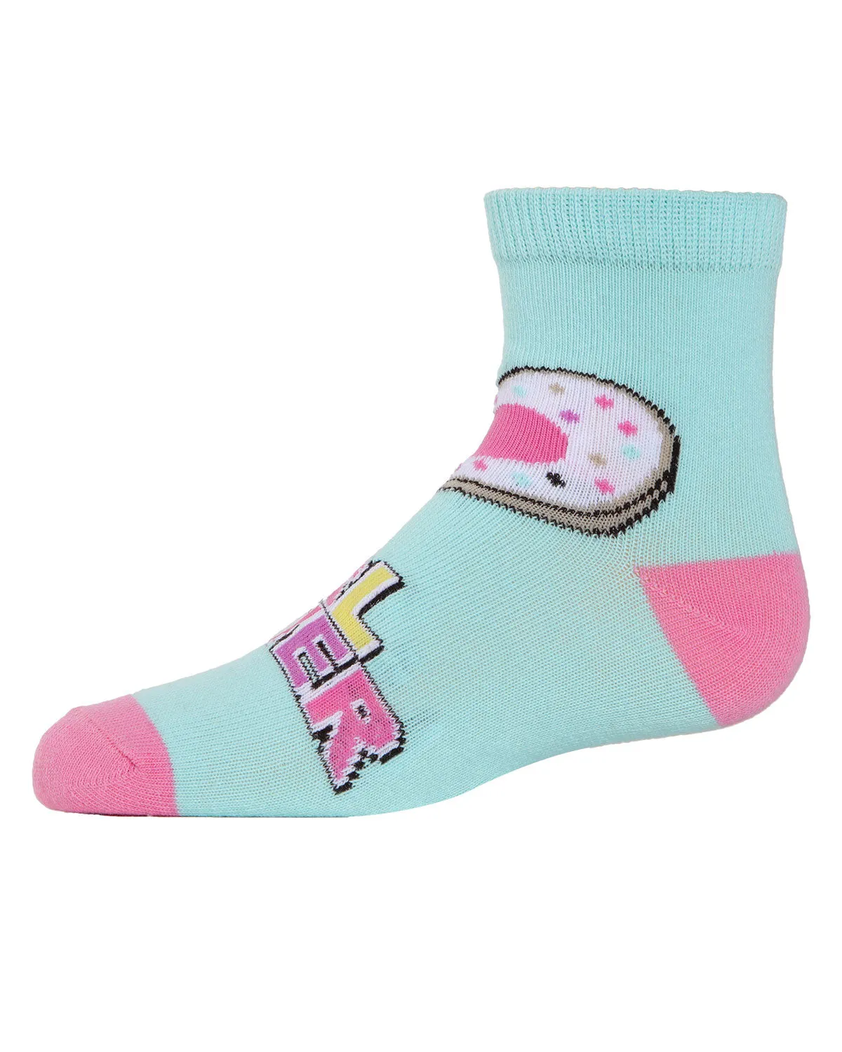 Ice Cream Girls Cotton Blend Ankle Socks 3-Pack