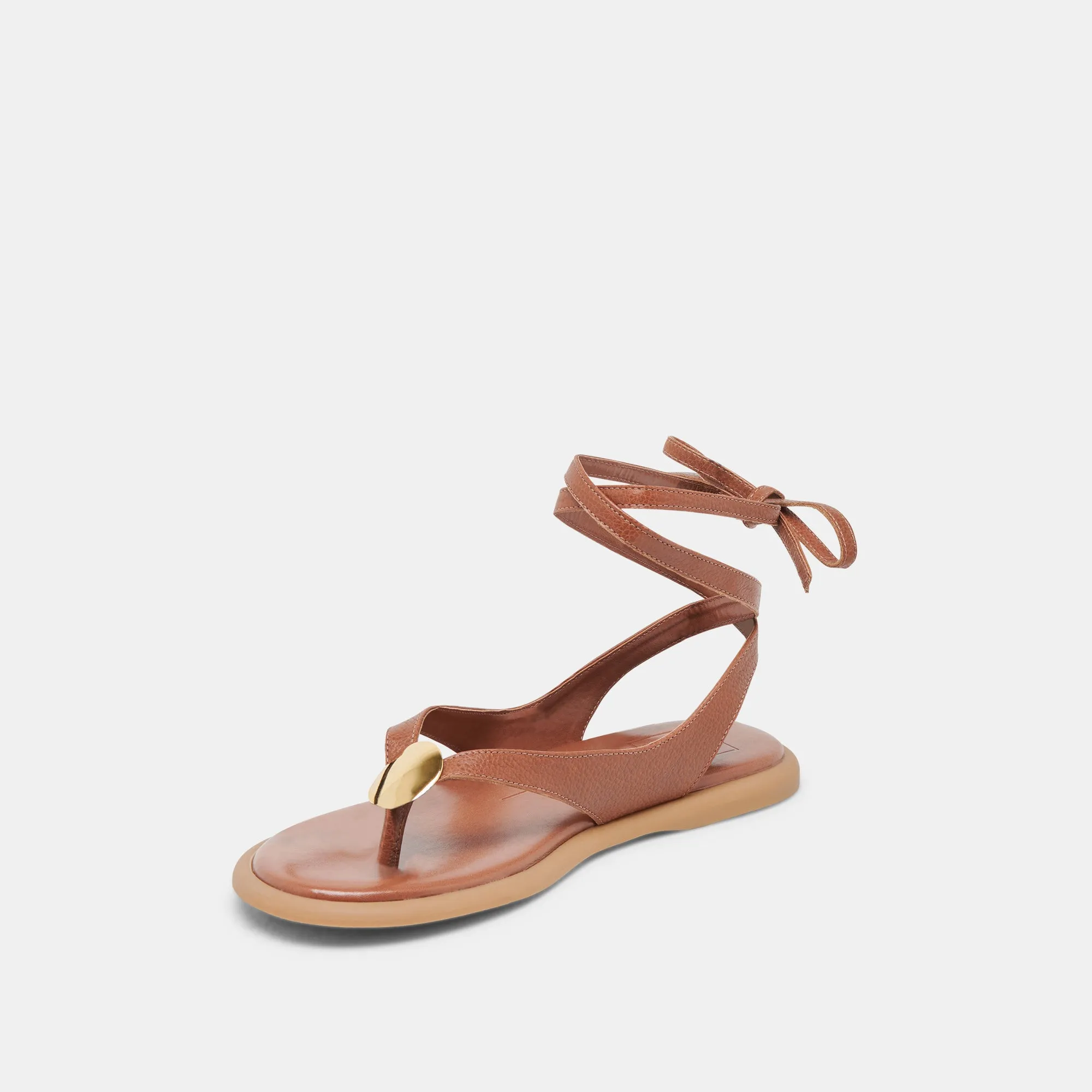 JUDY SANDALS COGNAC LEATHER