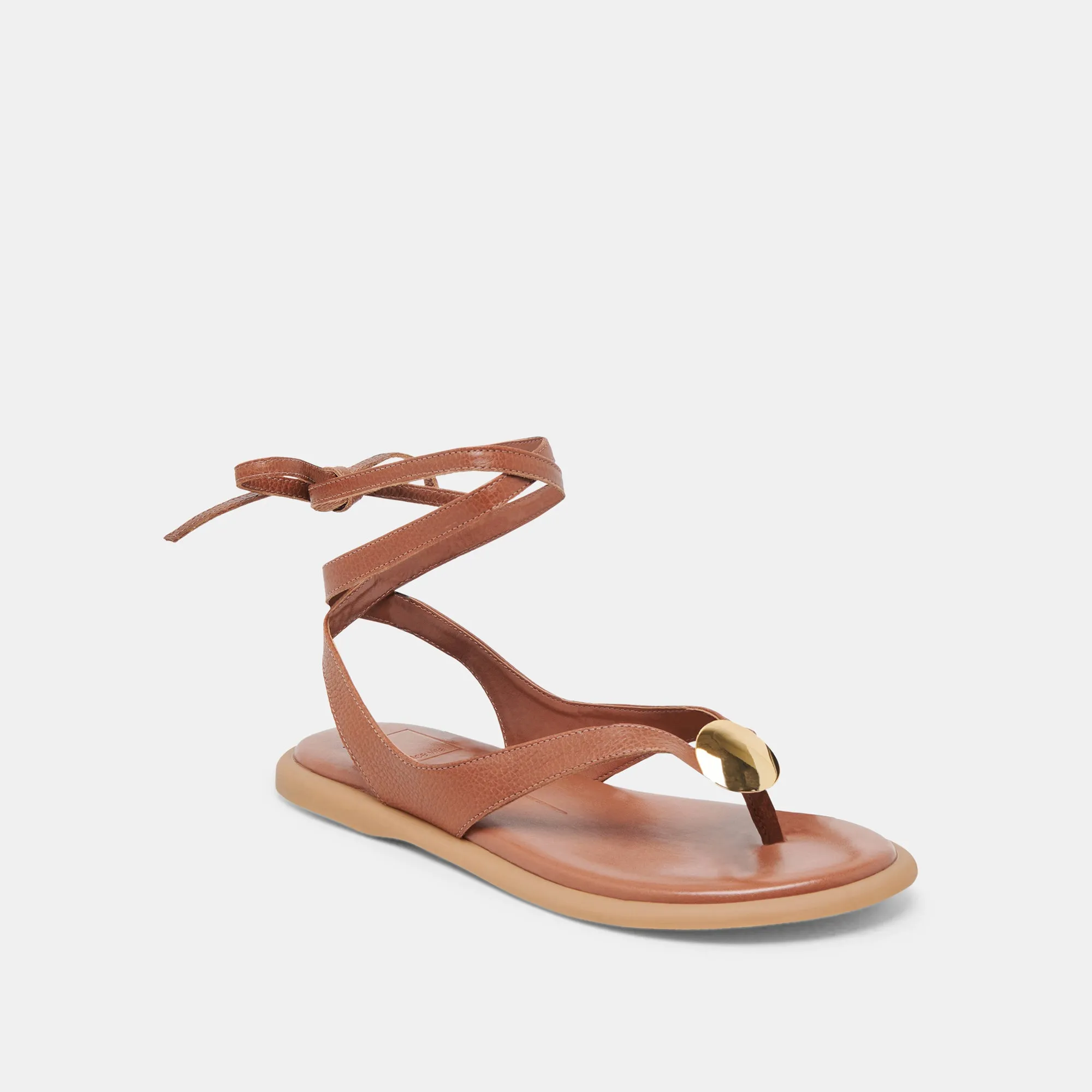 JUDY SANDALS COGNAC LEATHER