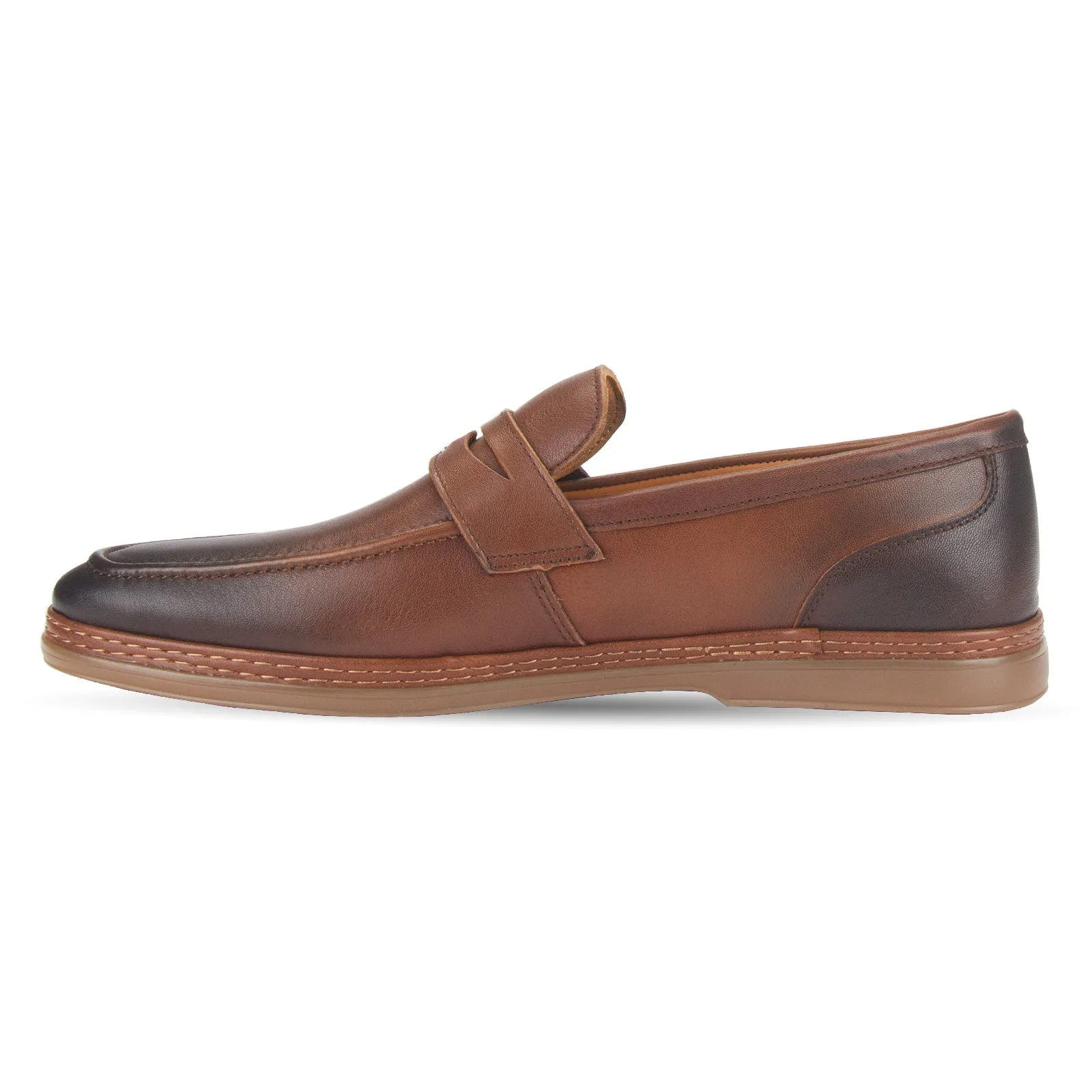 Karl mens two-tone formal Penny Loafer