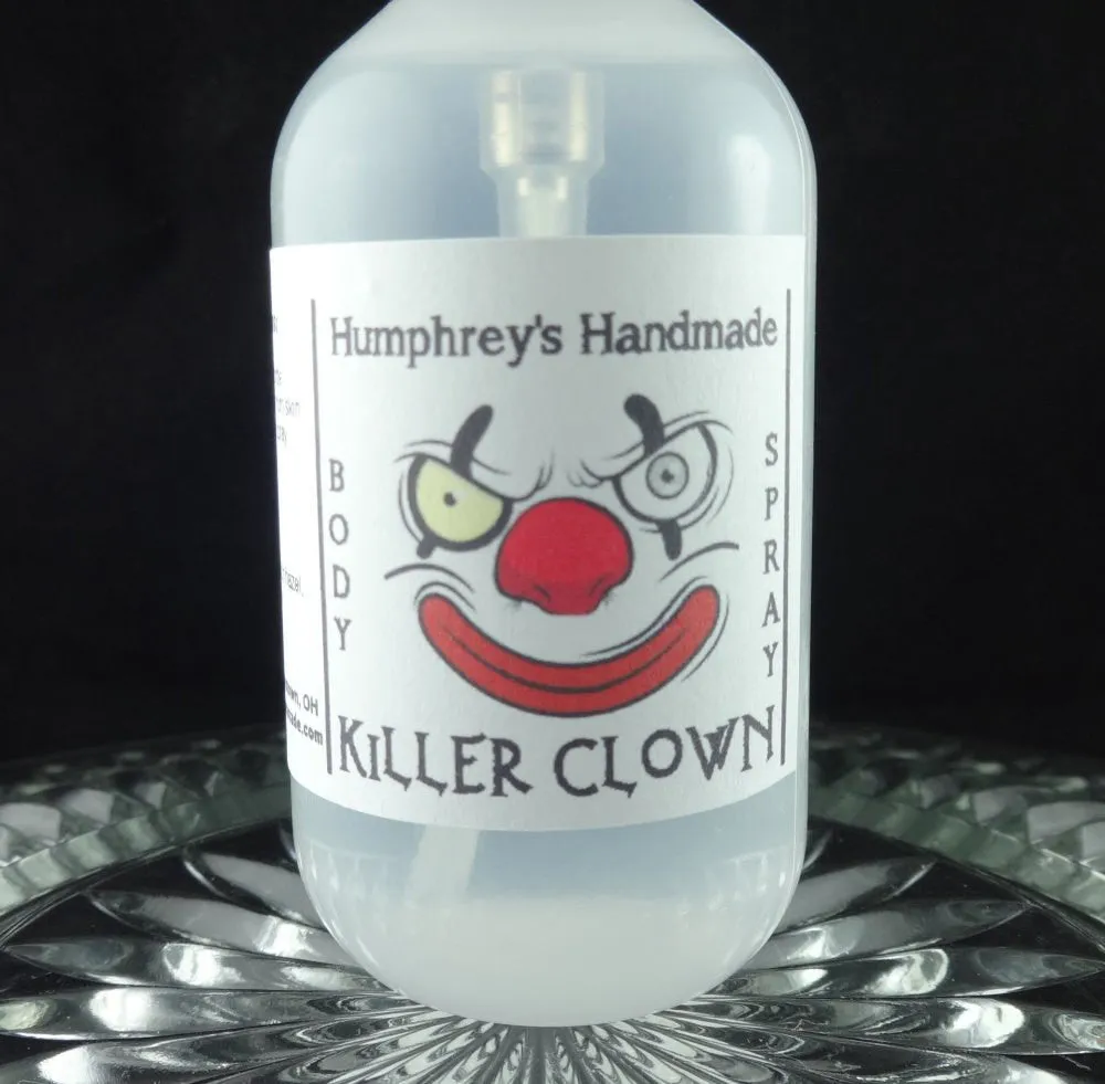 KILLER CLOWN Body Spray | Cotton Candy Scent | All Natural Perfume