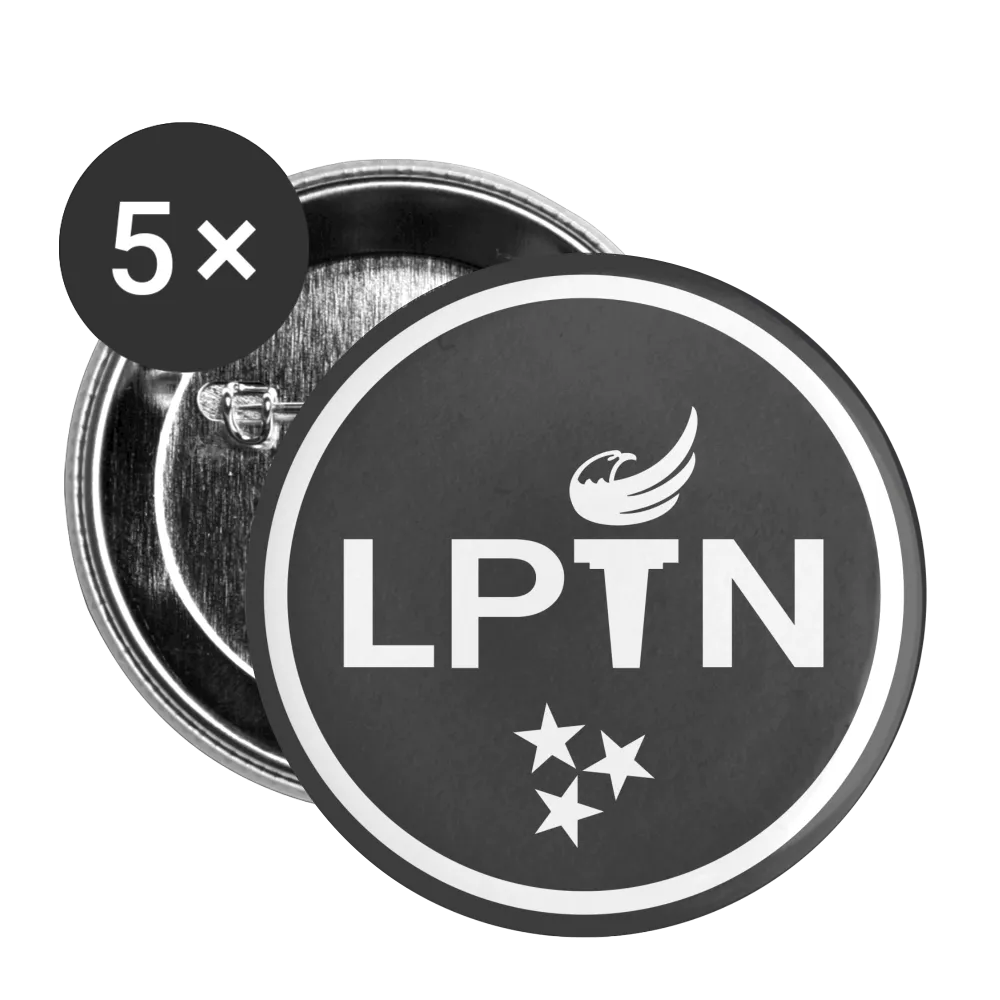 LPTN (Gray) Buttons large 2.2'' (5-pack)