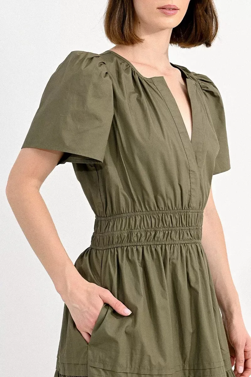 Molly Bracken Summer Khaki Dress