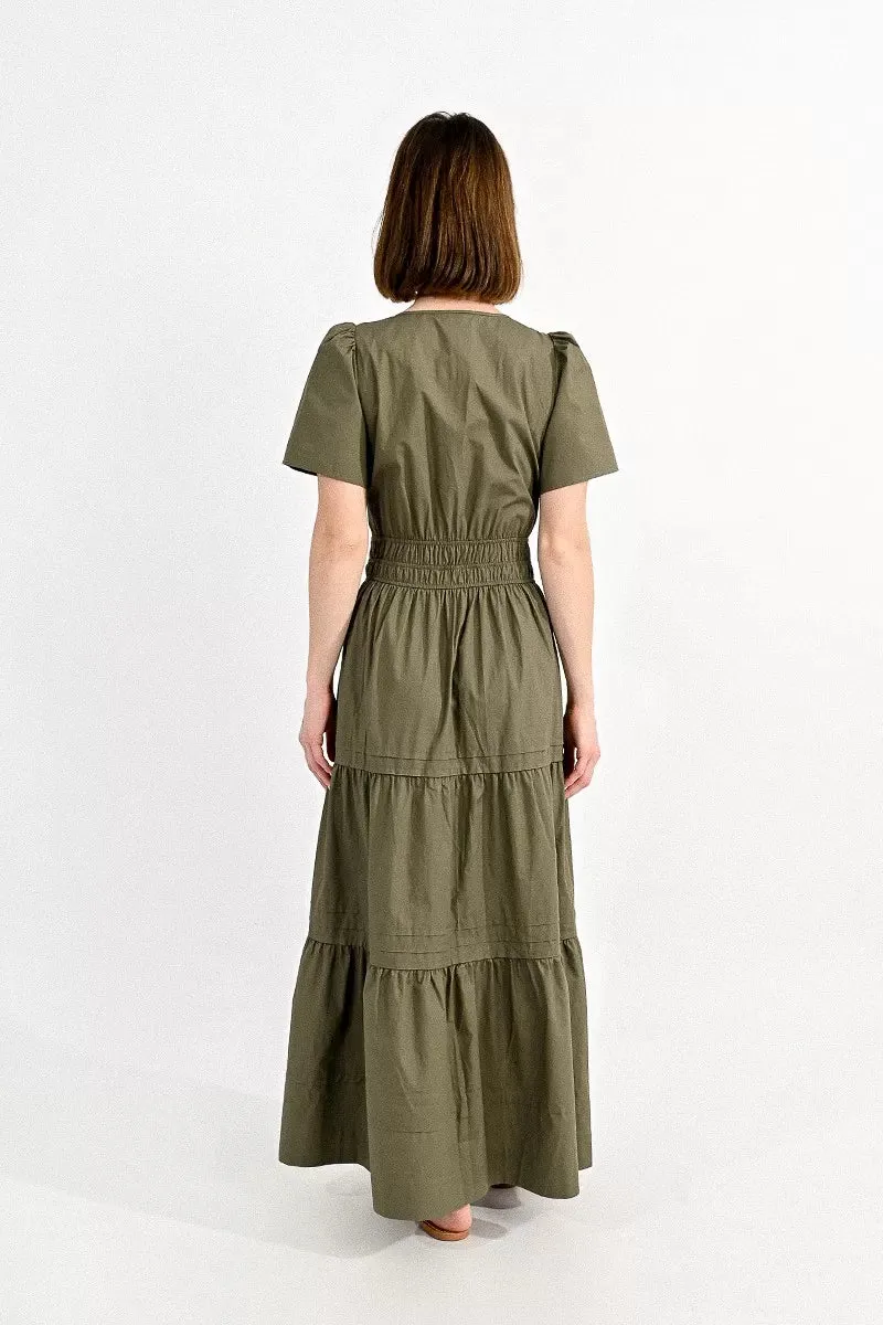 Molly Bracken Summer Khaki Dress