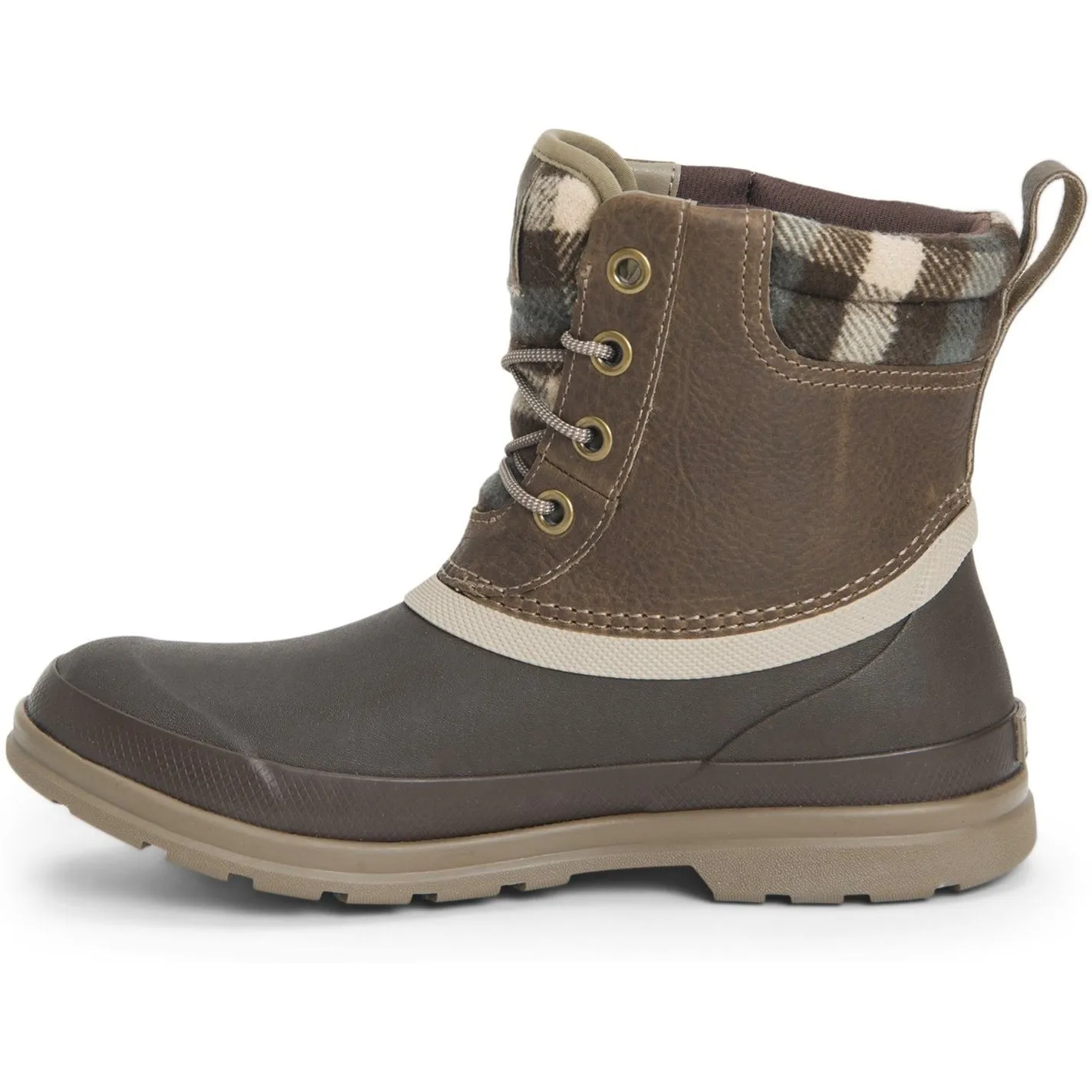 Muck Women's Originals Duck Lace Waterproof Duty Boot- Brown- ODLW-109