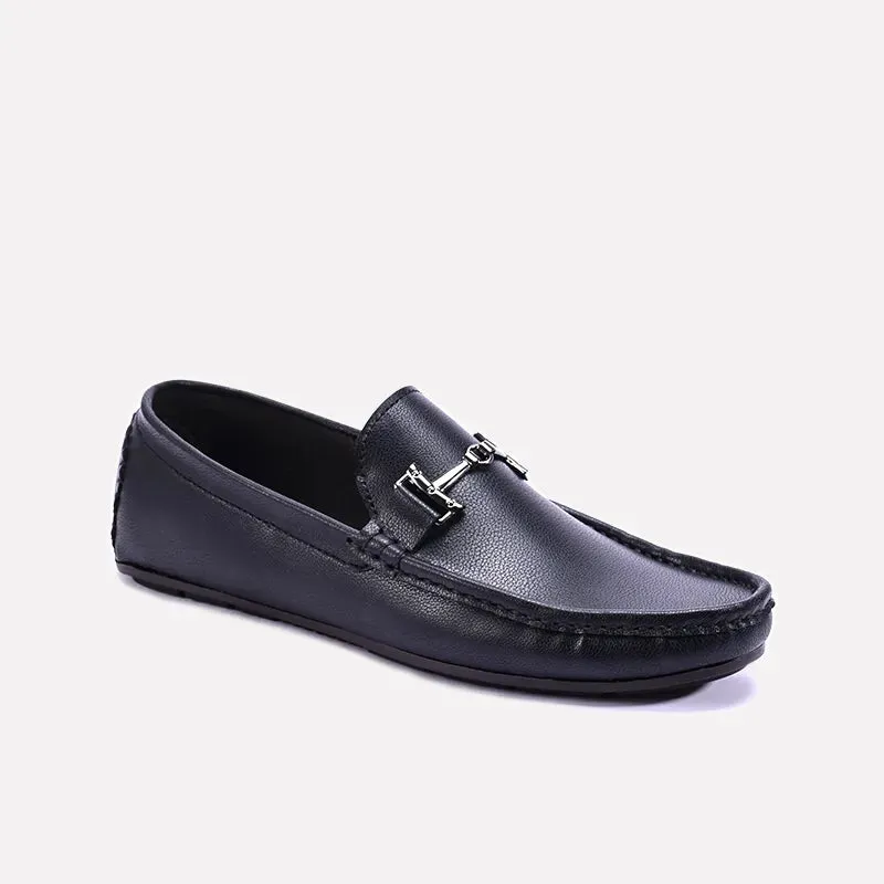 Riverton Black Classic Horsebit Loafers 0130839