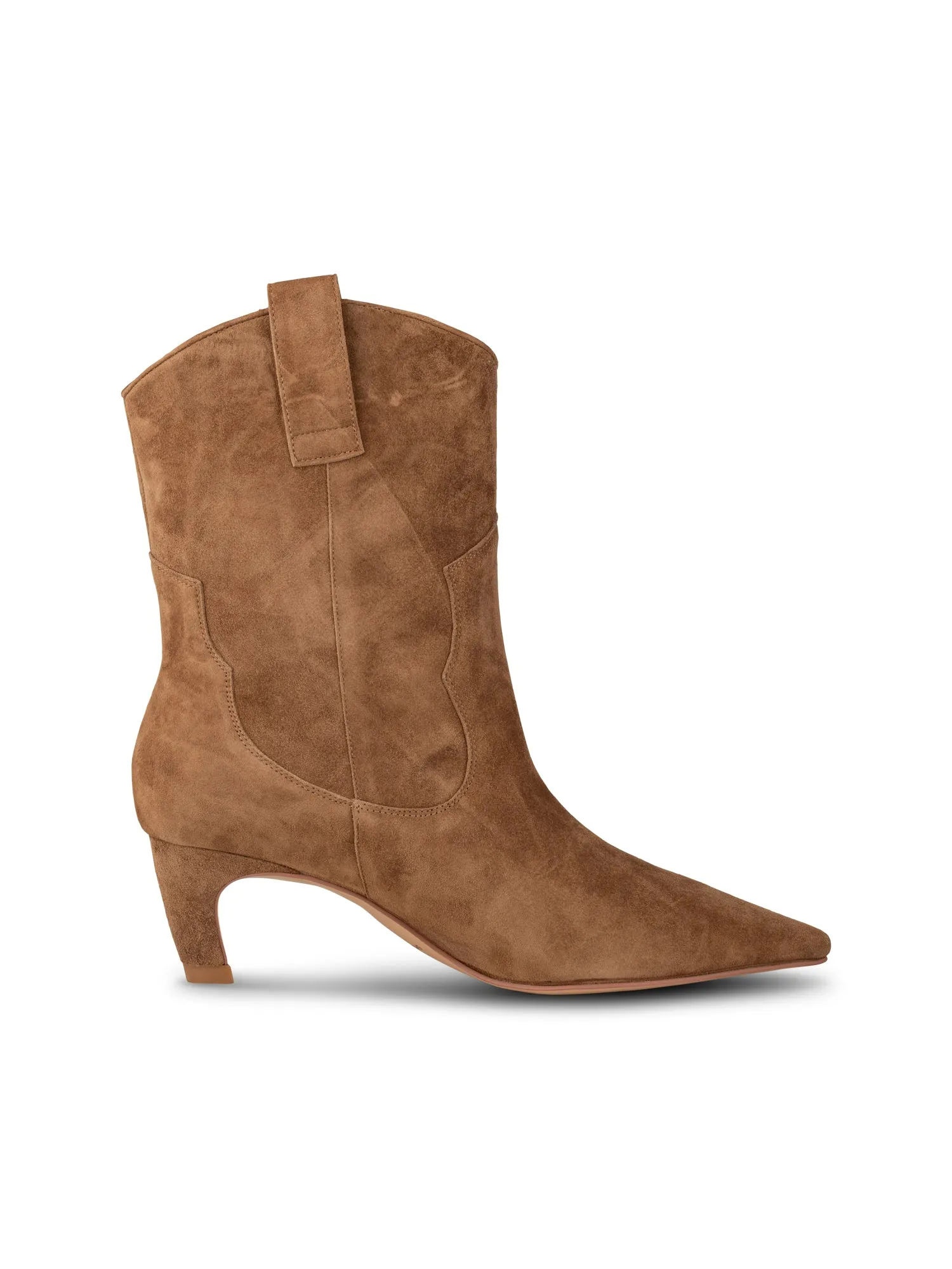 Shoe The Bear Dicte Boots-Caramel Suede-STB2387