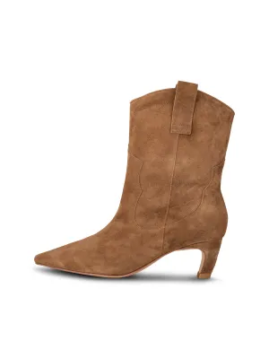 Shoe The Bear Dicte Boots-Caramel Suede-STB2387