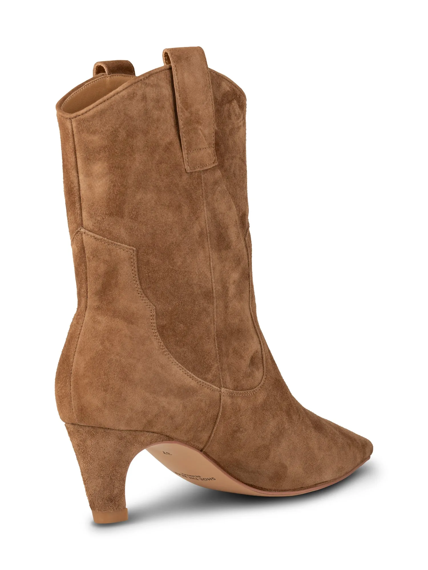 Shoe The Bear Dicte Boots-Caramel Suede-STB2387