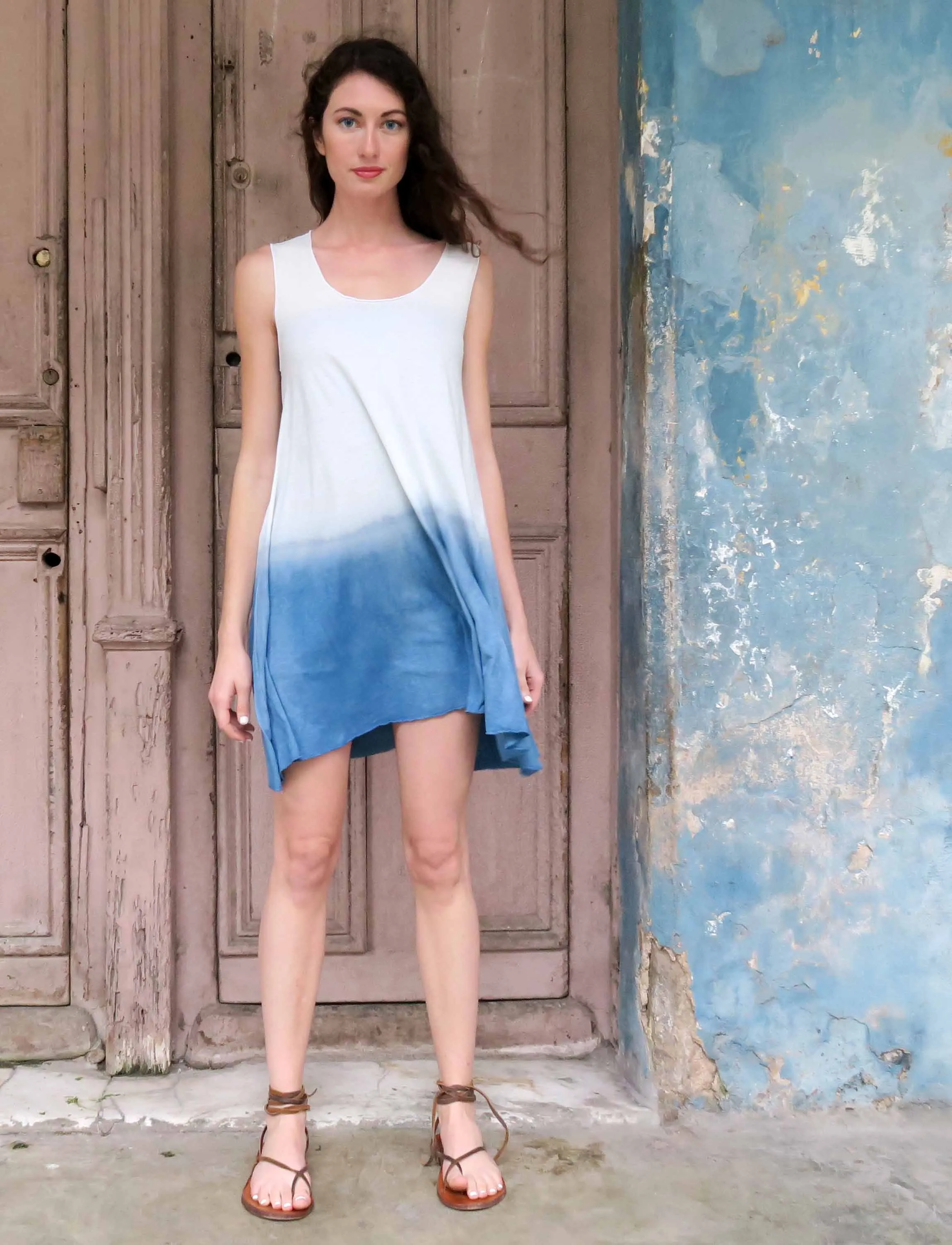 Slip Wanderer INDIGO Dip Dye Tunic