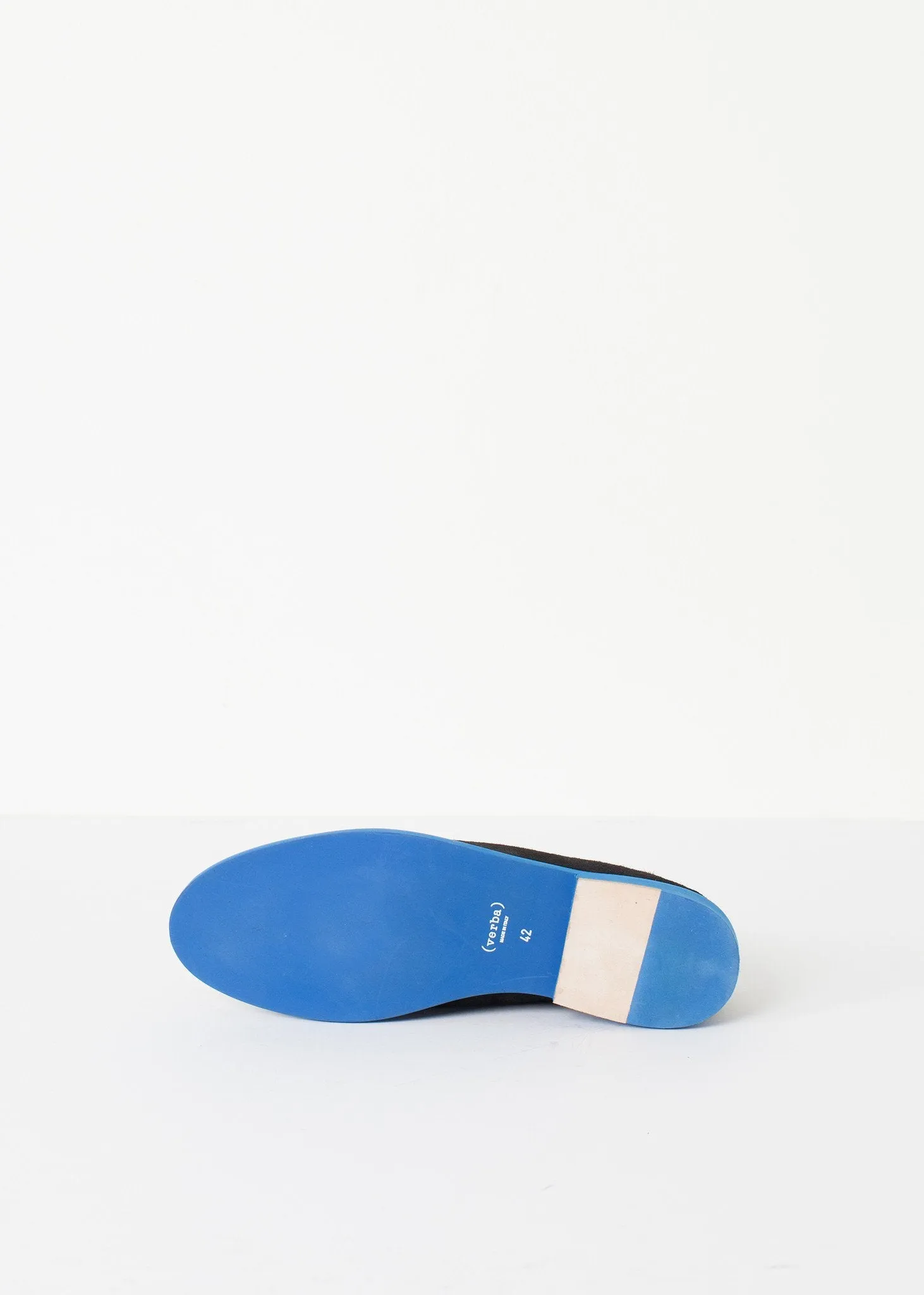 Suede Loafers - Black/Blue