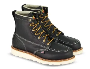 Thorogood American Heritage 6-inch Moc Toe Work Boots - Black