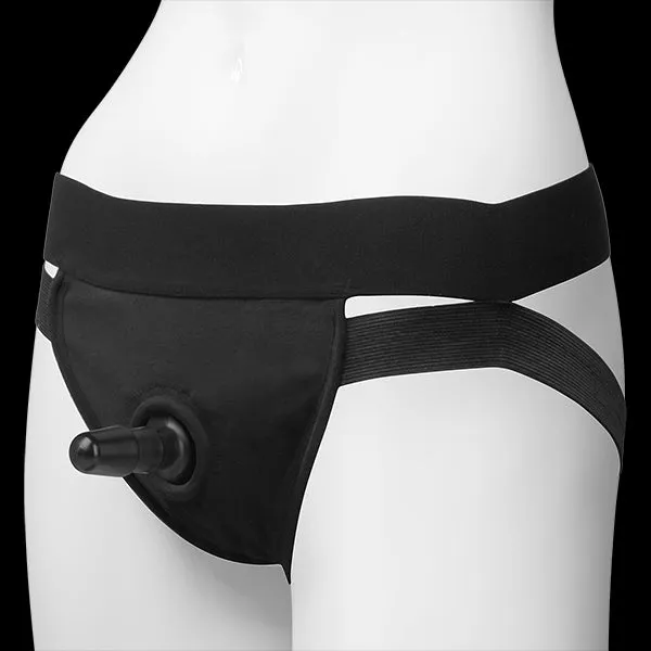 Vac U Lock Dual Strap Panty Harness Black (Large/X-Large)