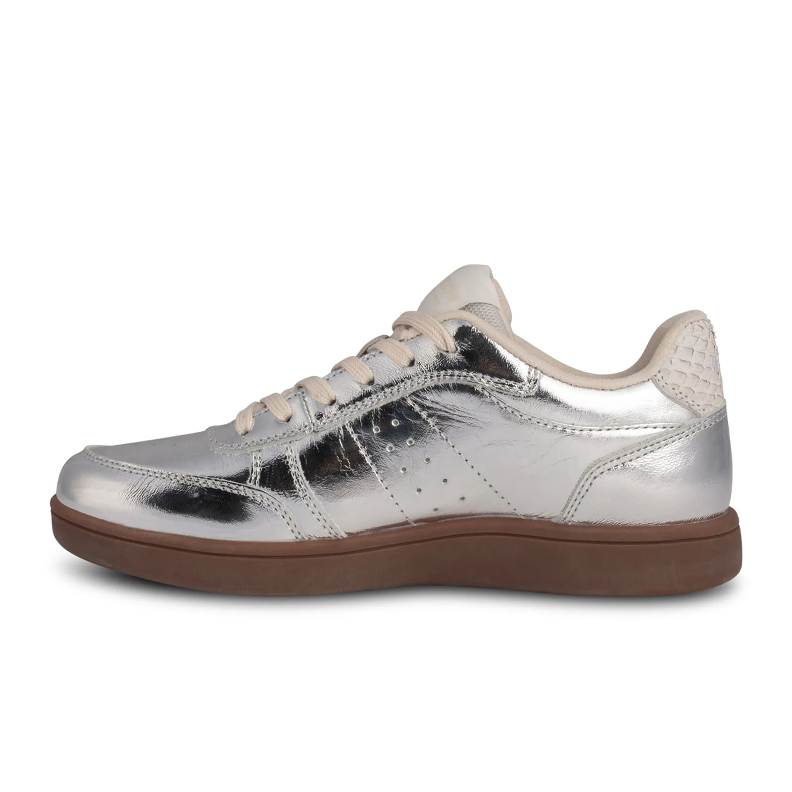 Woden Bjork Sneaker (Women) - Silver Leather